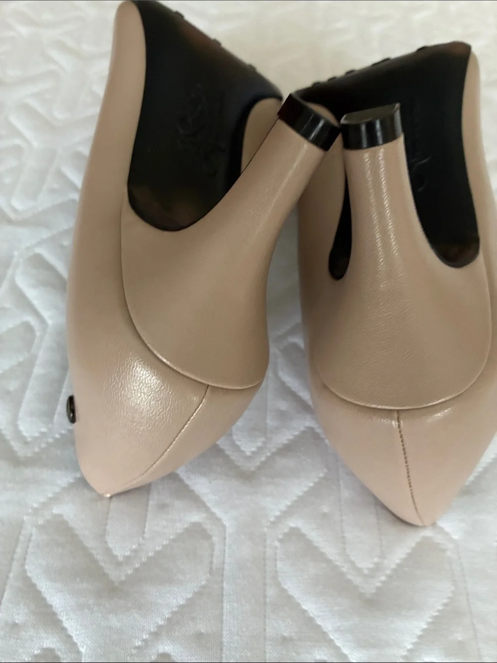 Life Stride Beige Mid Heel Pump - Classic Neutral Women's Shoes